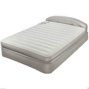 AeroBed Opti-Comfort Queen Air Mattress with Headboard